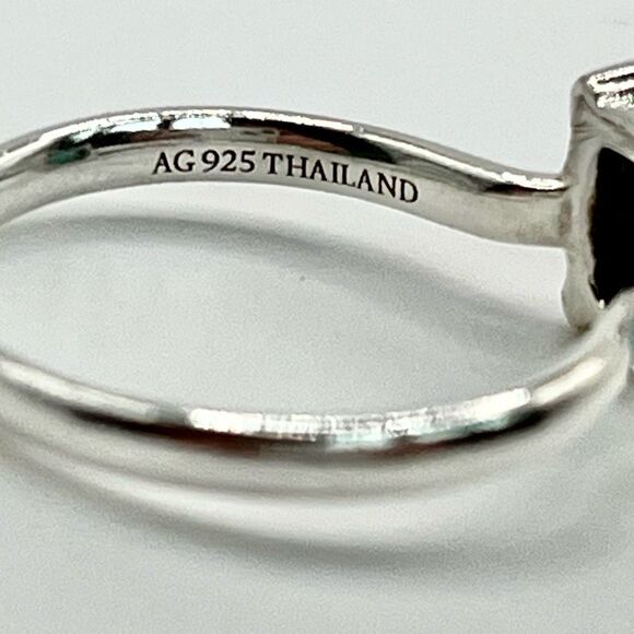 Tiffany & Co. Retired Paloma Picasso's Sugar Stack Amazonite Ring -Sz 6.5 - Picture 14 of 16